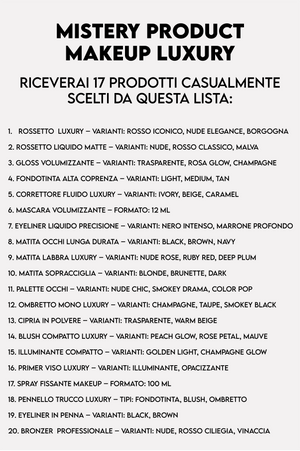 Mystery Box Speciale Make Up Luxury | 17 prodotti a sorpresa (valore 350€ o più)