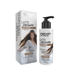 Latte Lisciante Capelli Semi di Lino e Cheratina – Beauty Price Cosmetics