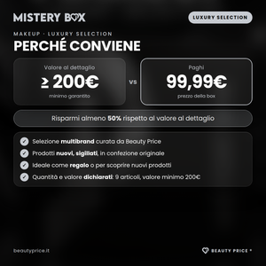 Mystery Box Makeup Luxury Selection – 9 prodotti make up a sorpresa – valore al dettaglio minimo 200€ contro prezzo 99,99€