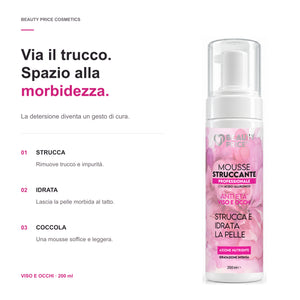Mousse Beauty Price Cosmetics: rimuove trucco e impurità e lascia la pelle morbida