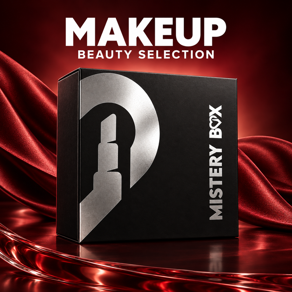 Mystery Box Makeup Beauty Selection – 23 prodotti make up a sorpresa: scatola nera Mistery Box, valore minimo garantito 140€, prezzo 69,99€