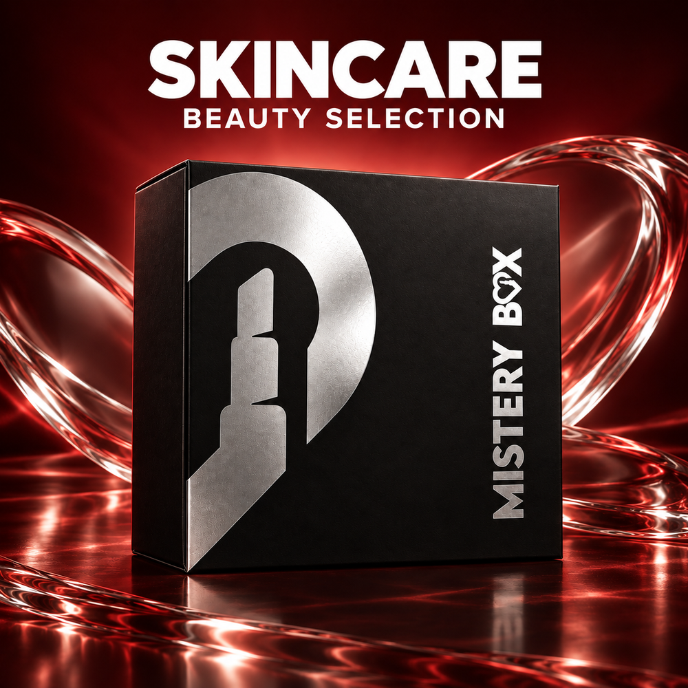 Mystery Box Skincare Beauty Selection – 10 prodotti skincare a sorpresa: scatola nera Mistery Box, valore minimo garantito 60€, prezzo 29,99€