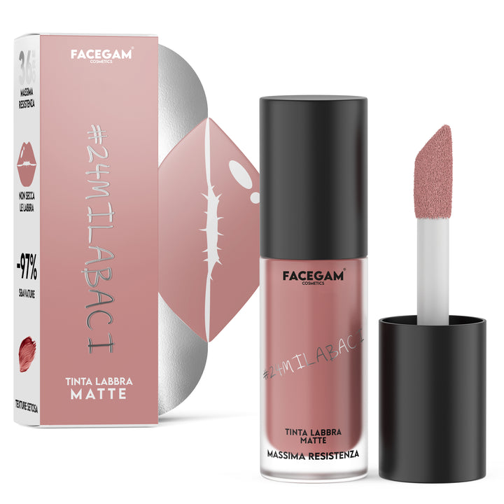 FACEGAM Cosmetics® – #24MILABACI – Matte Lippentönung – IULIA